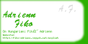 adrienn fiko business card